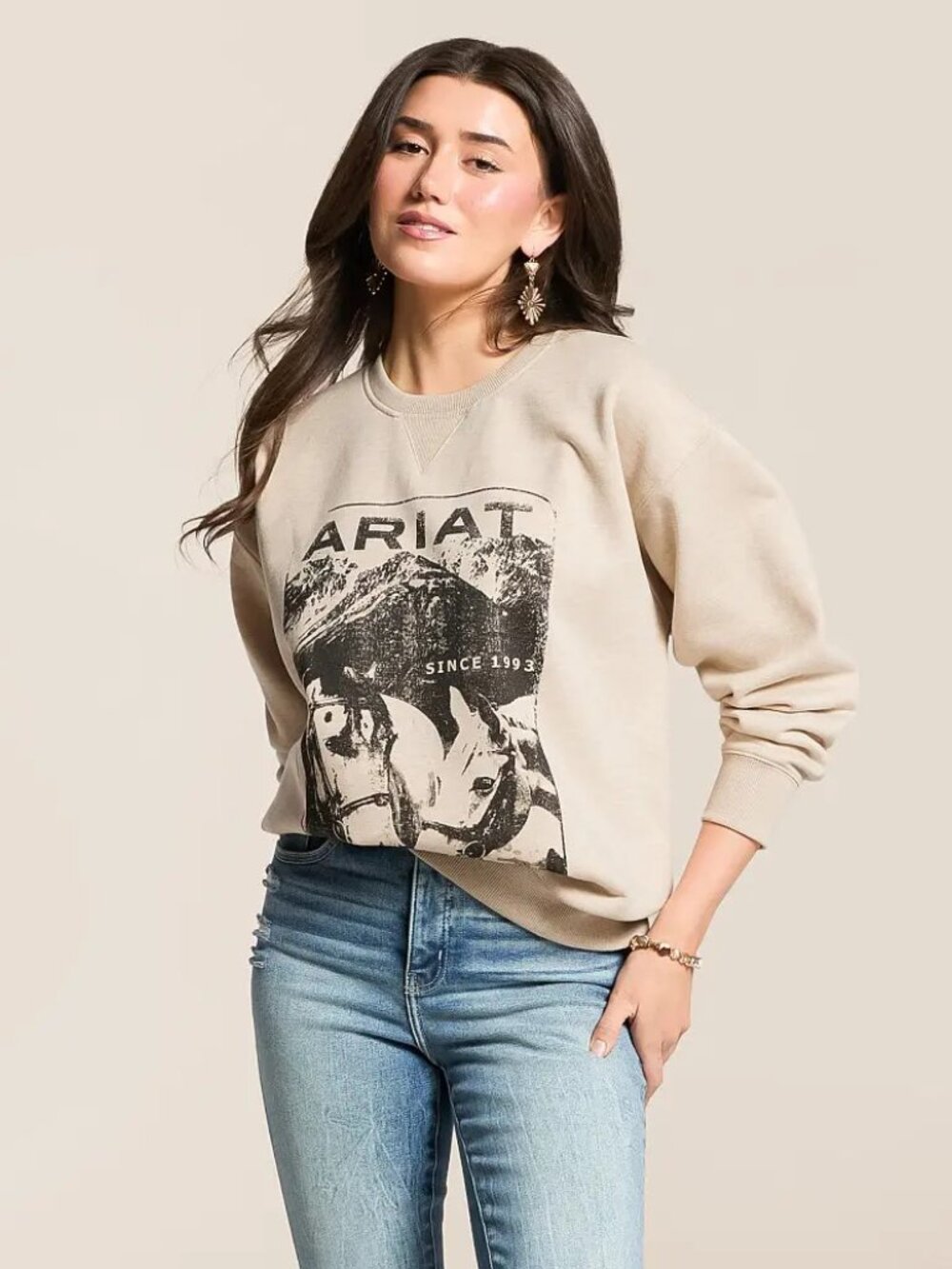 Ariat Women's Vintage Horse Heathered Pullover | NWT